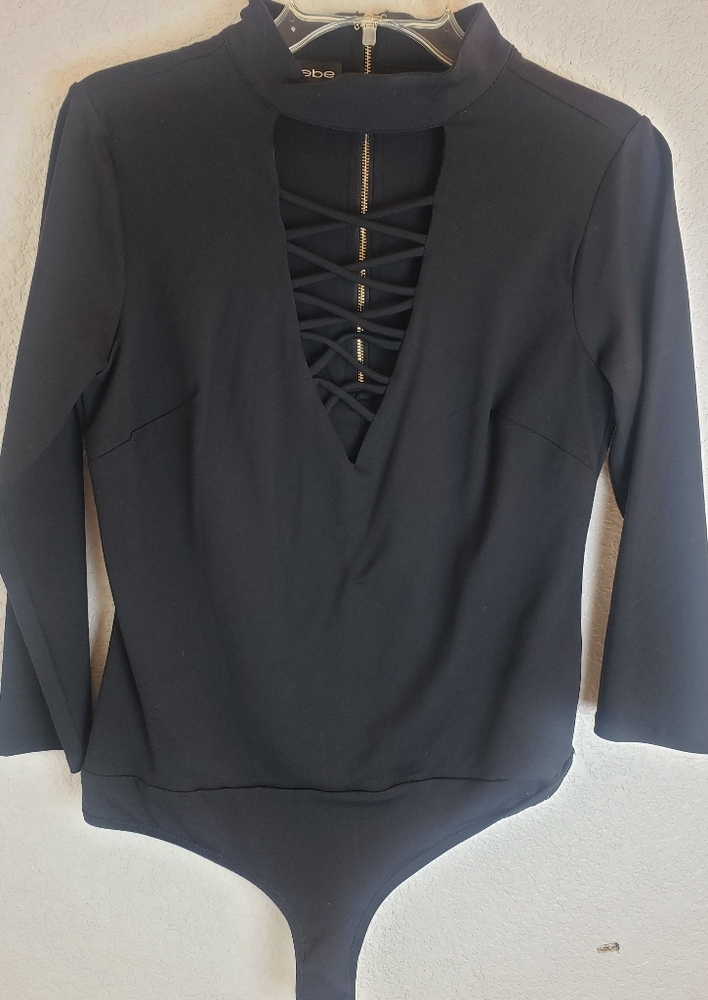 Bebe black bodysuit